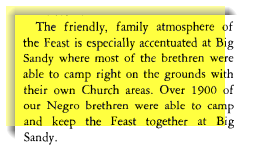 Negro brethren ‘kept together.’ November-December,
1969